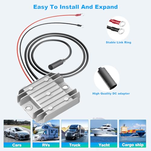 Adaptateur 12V Starlink Mini Convertisseur DC Step Up avec Câble d'Alimentation Starlink Mini 9-28V