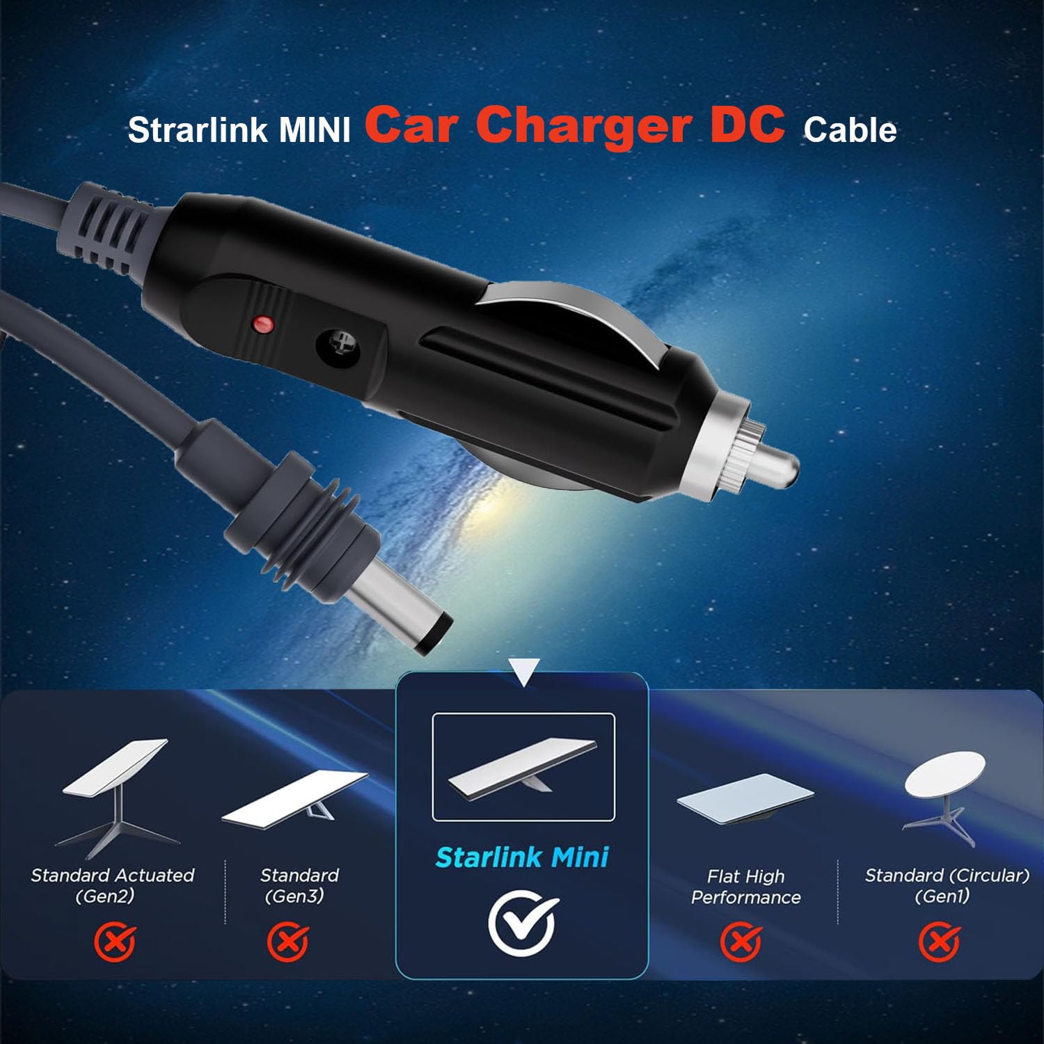 Zatelitount Starlink Mini Cable (3IN1-5FT)