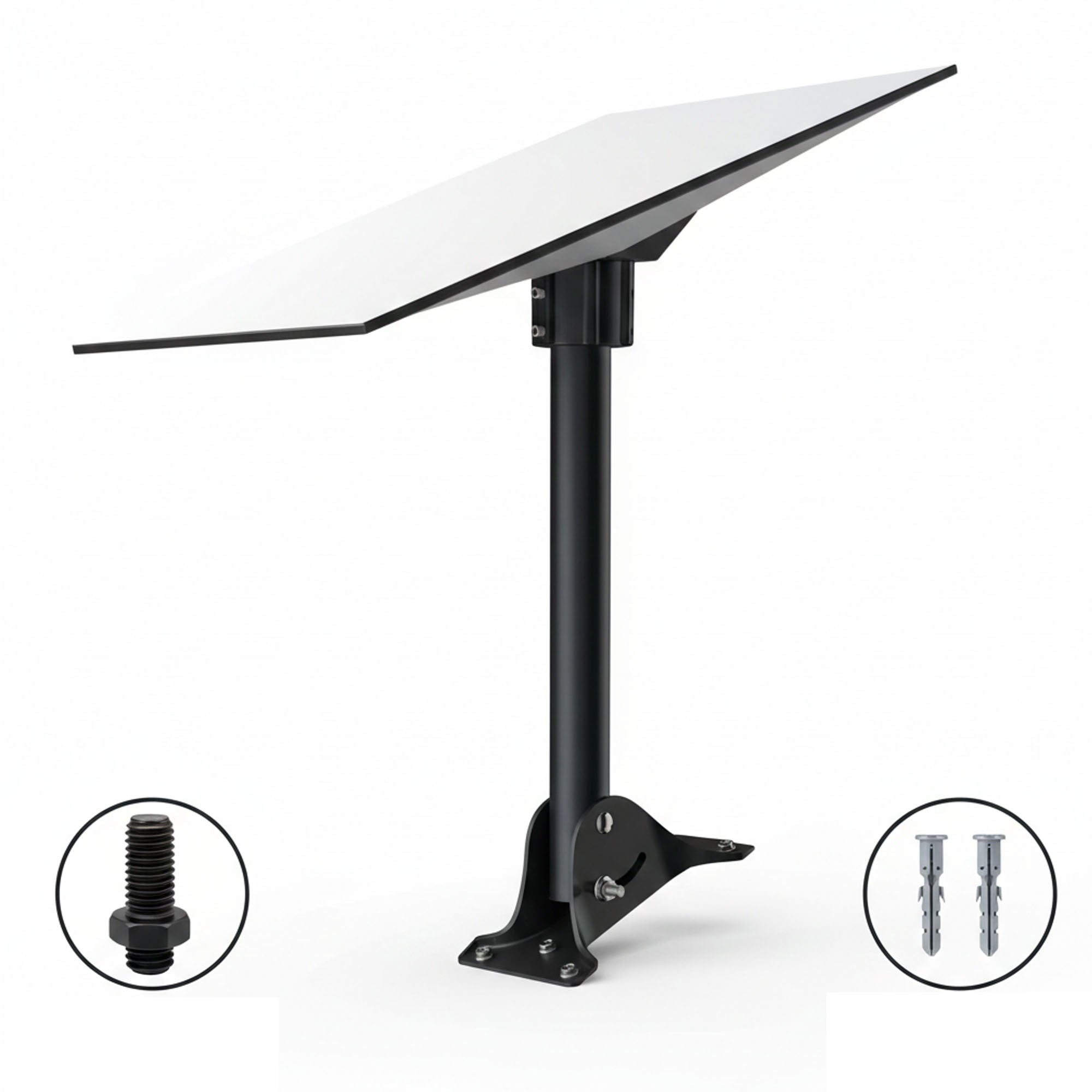 Support de toit Gen 3 pour Starlink, kit de montage robuste avec adaptateur de tuyau pour antenne parabolique standard Starlink Internet V4 pour montage sur toit/mur