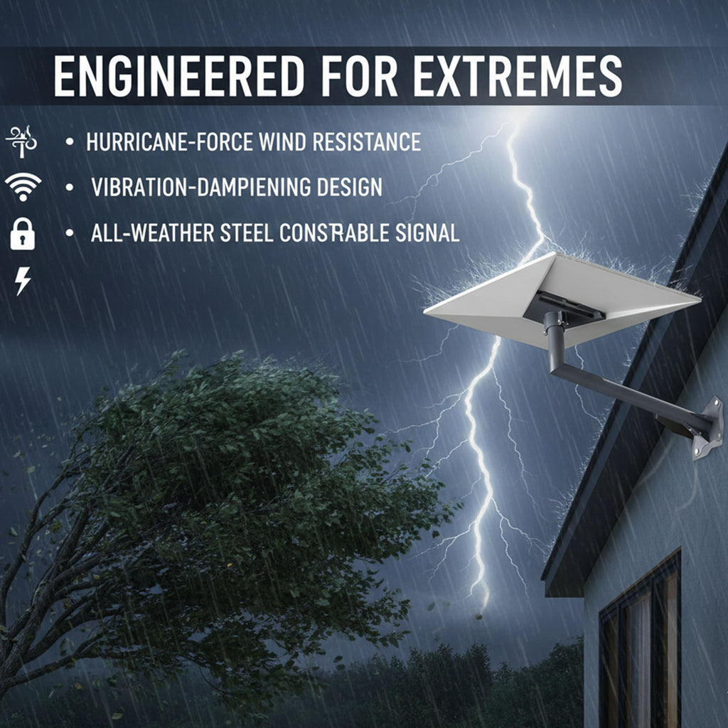 Support de toit Gen 3 pour Starlink, kit de montage robuste avec adaptateur de tuyau pour antenne parabolique standard Starlink Internet V4 pour montage sur toit/mur