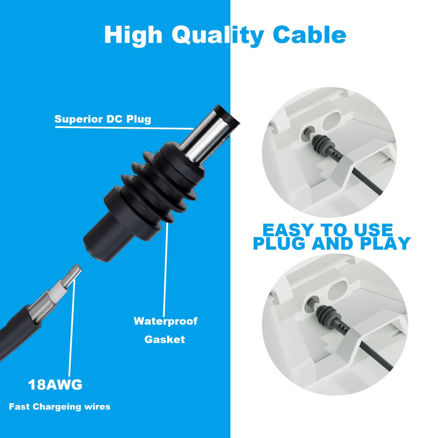 Zatelitount Starlink Mini Cable (3IN1-5FT)